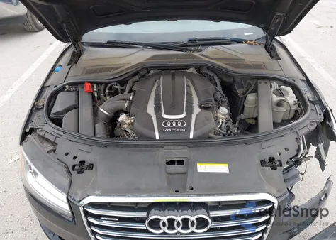 2015 Audi A8 L 4.0T из США, поврежденный, VIN WAU32AFD9FN009649